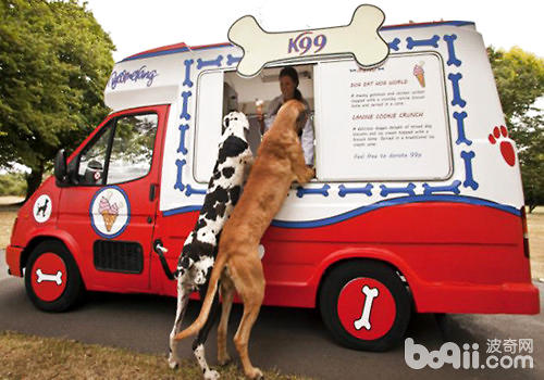 狗狗冰淇淋車
