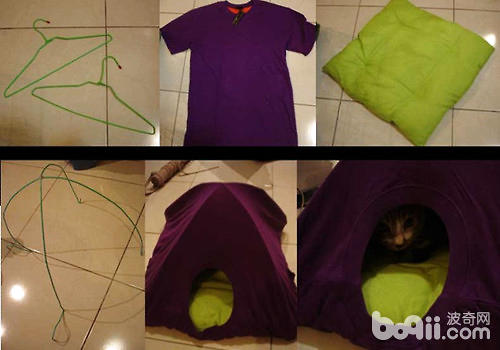 貓帳篷制作過程