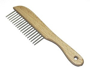 哈士奇美容5wooden handled poodle comb-木柄排梳.jpg